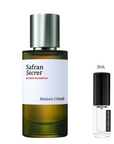 SAMPLE - Maison Crivelli Safran Secret Extrait