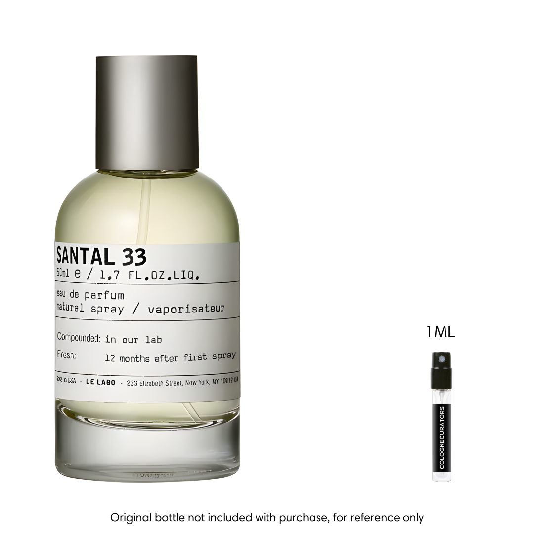 Santal 33 EDP Fragrance Sample by Le Labo – colognecurators