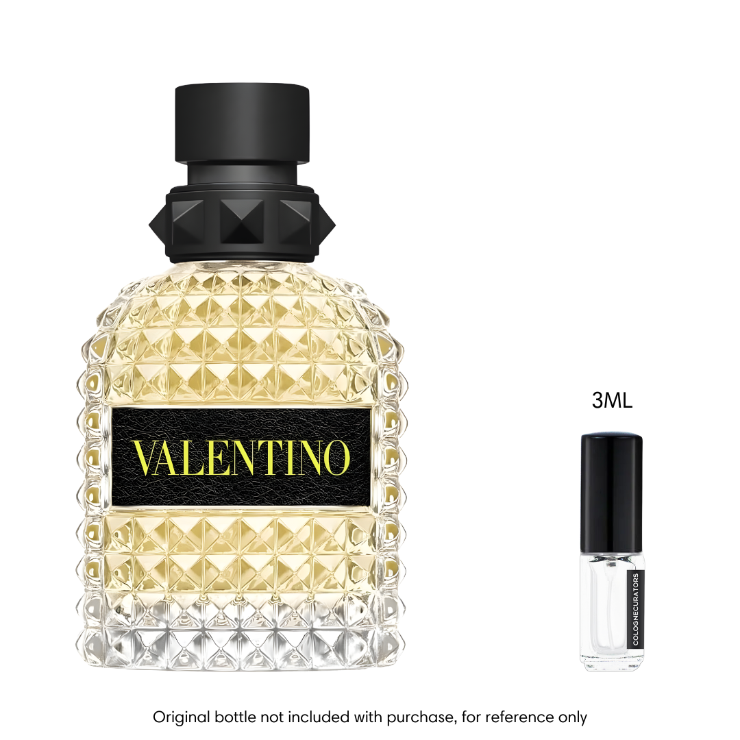 Uomo Born In Roma Yellow Dream EDT Fragrance Sample by Valentino