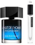 SAMPLE - Yves Saint Laurent La Nuit De L'homme Bleu Electrique EDT Intense