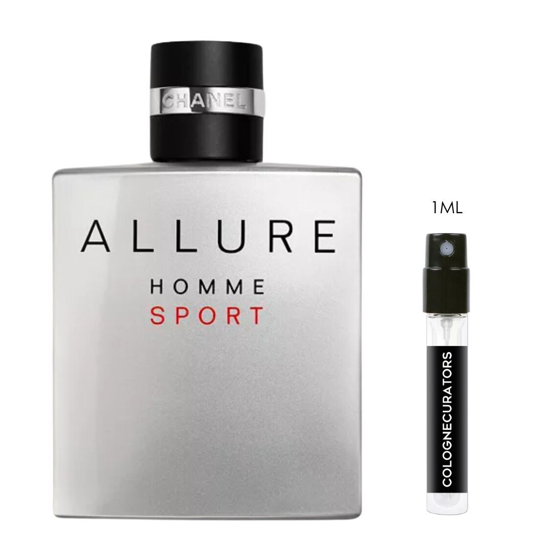Allure Homme Sport EDT Fragrance Sample by Chanel – colognecurators Allure Homme Sport EDT Fragrance Sample by Chanel – colognecurators