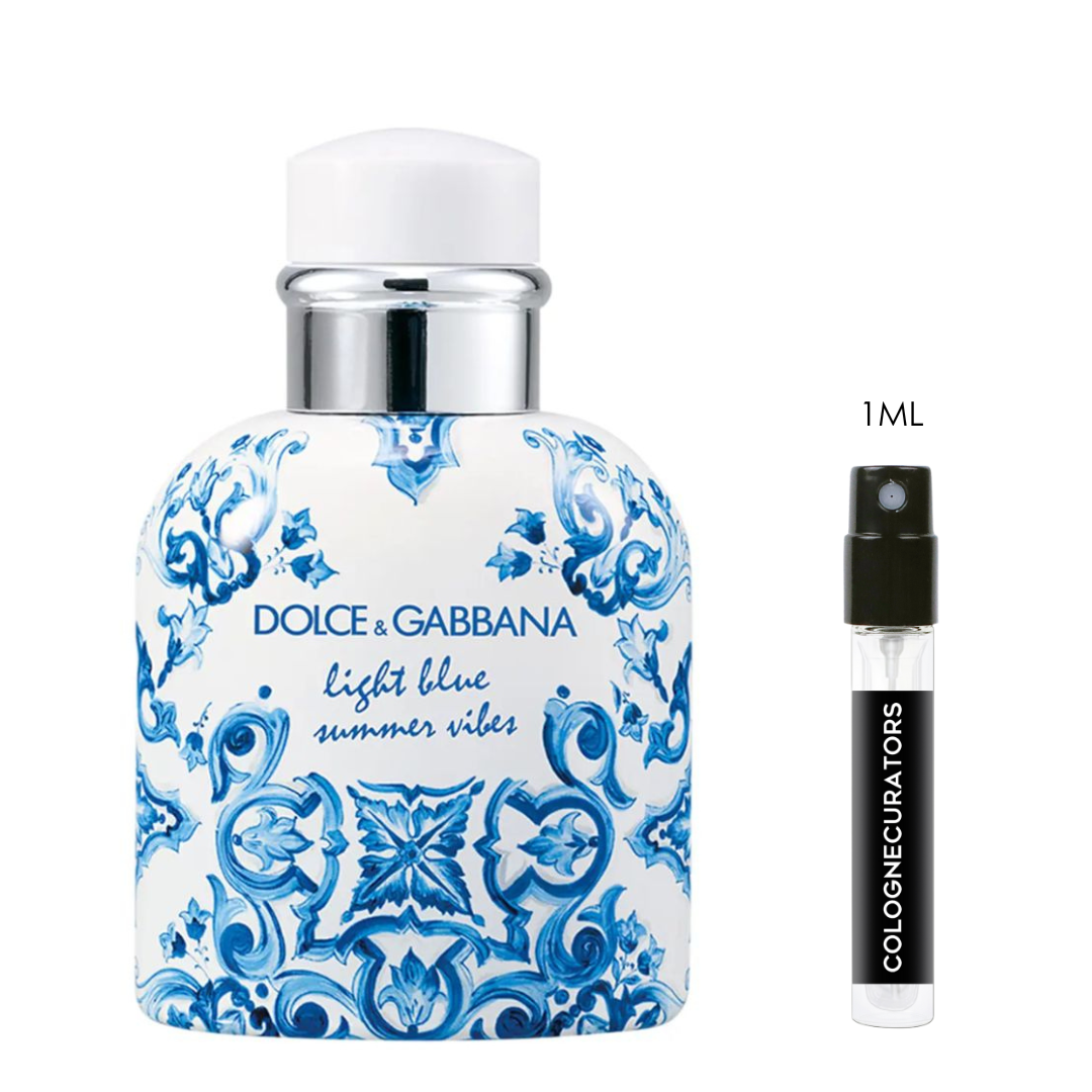 Light Blue Pour Homme Summer Vibes EDT Fragrance Sample by Dolce Light Blue Pour Homme Summer Vibes EDT Fragrance Sample by Dolce