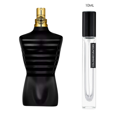 Le male Le Parfum EDP Intense Fragrance Sample by Jean Paul Gaultier 3ml Glass Spray 45 Sprays