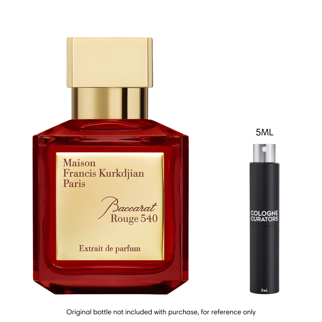 Baccarat Rouge 540 Extrait De Parfum Fragrance Sample by Maison