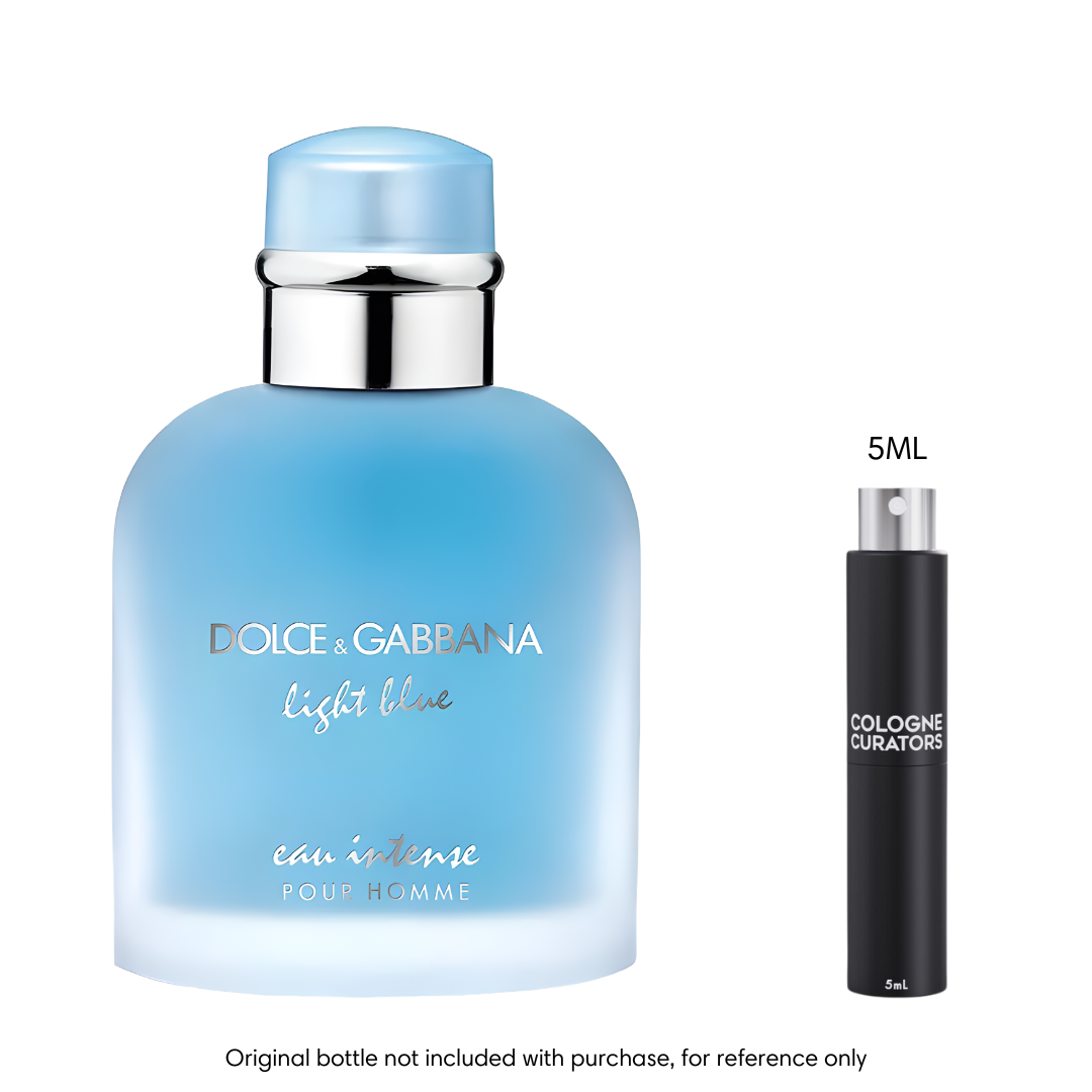 Light Blue Eau Intense Pour Homme EDP Fragrance Sample by Dolce