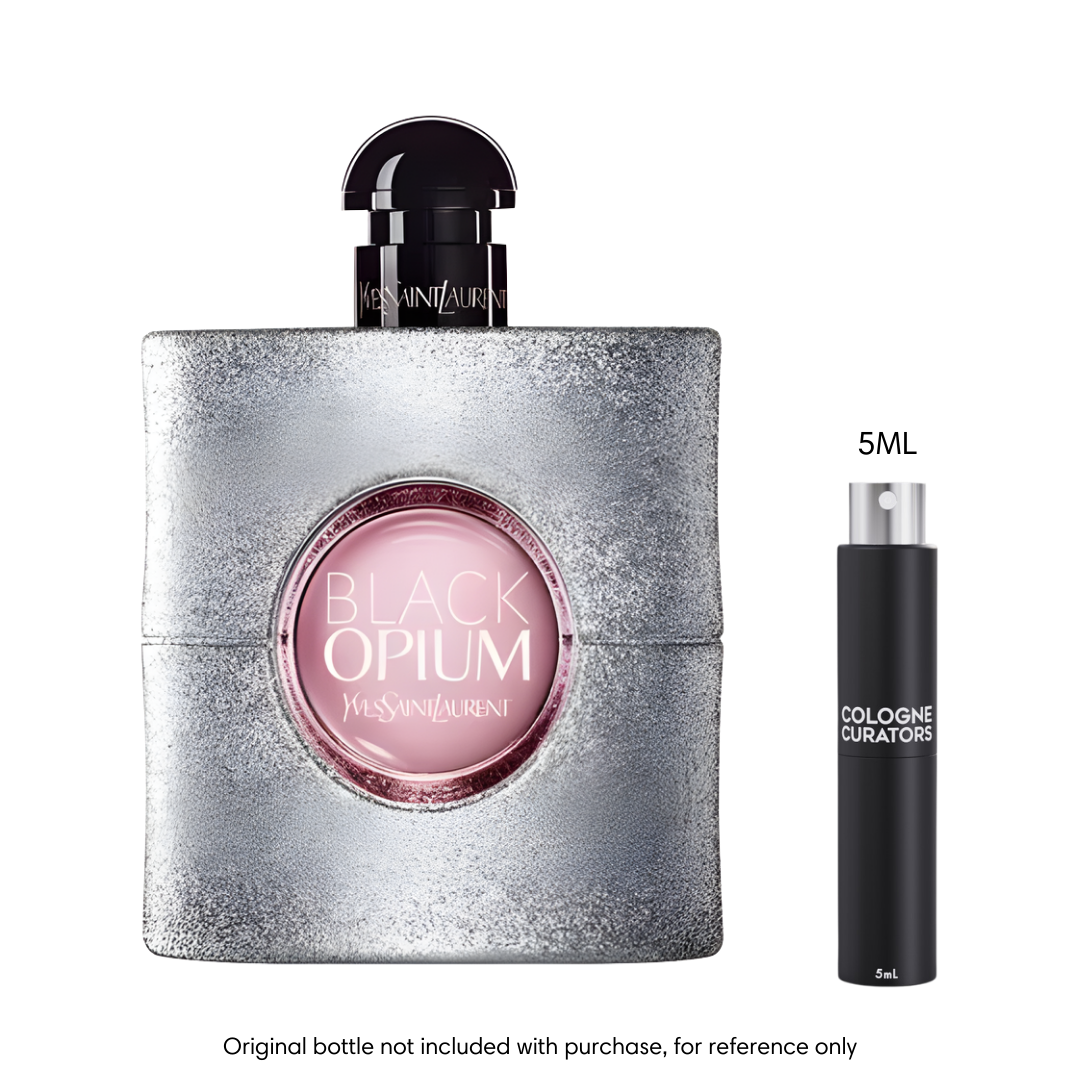Black Opium Glitter EDP Fragrance Sample by Yves Saint Laurent