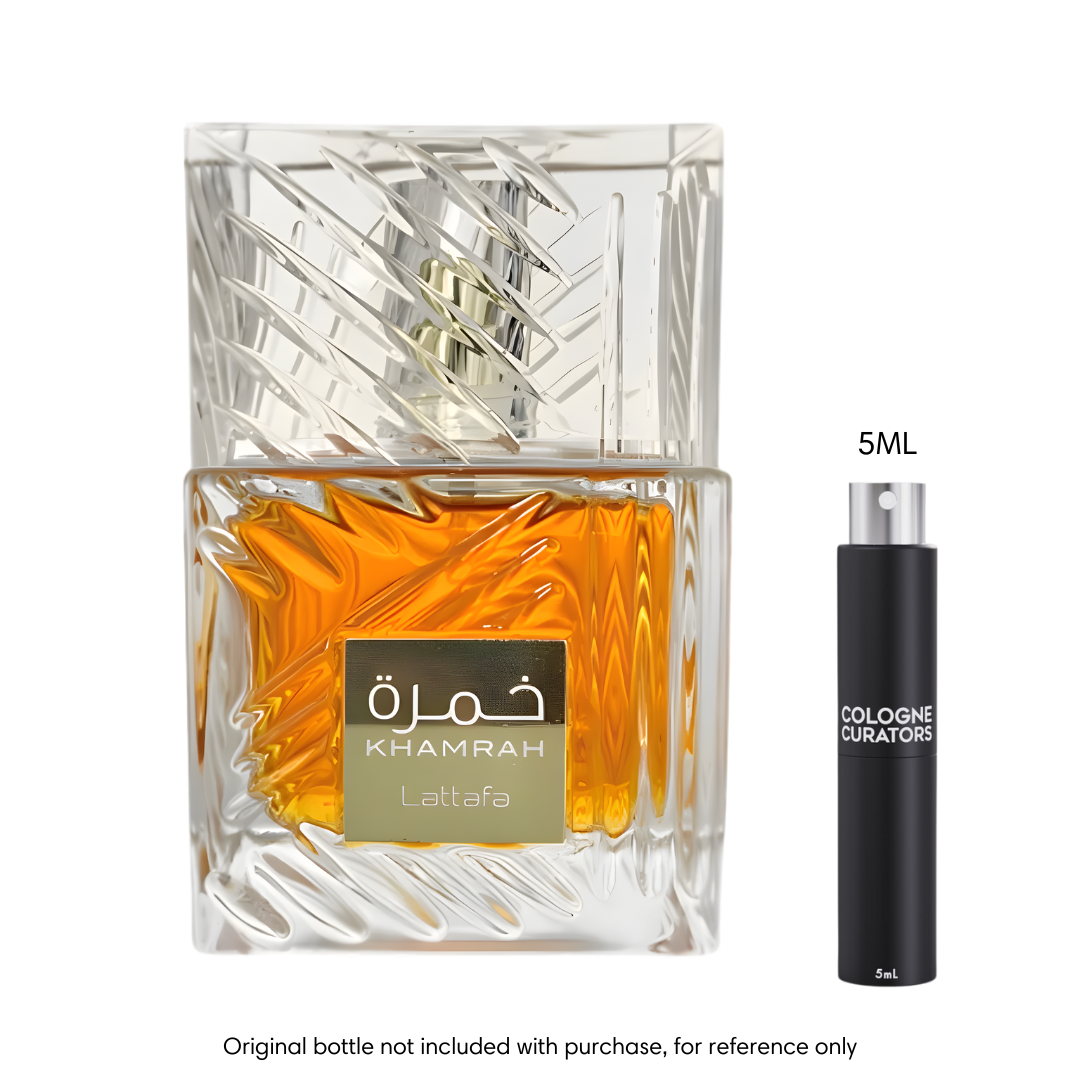 Khamrah EDP Fragrance Sample by Lattafa – colognecurators Khamrah EDP Fragrance Sample by Lattafa – colognecurators