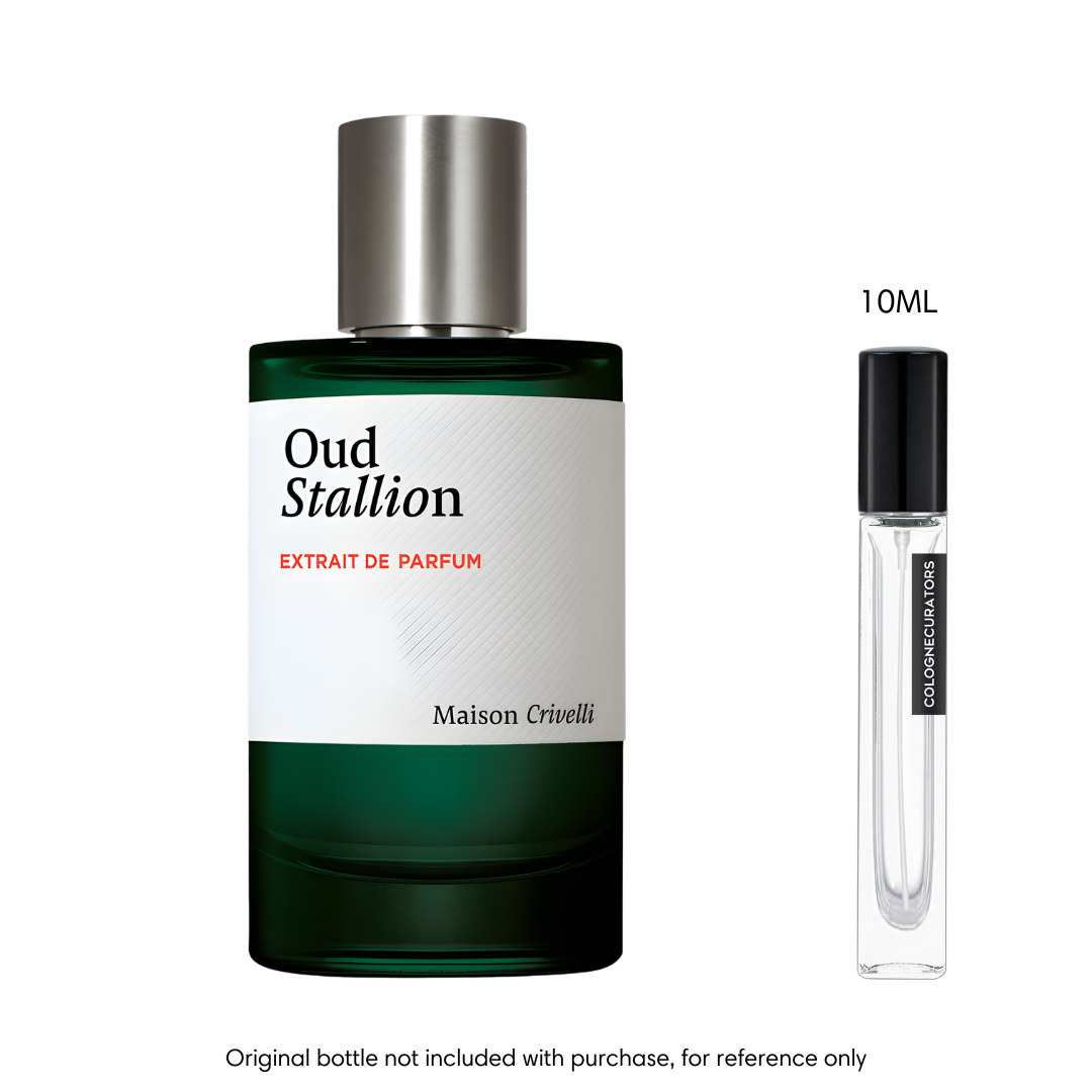 Oud Stallion Extrait De Parfum Fragrance Sample by Maison Crivelli