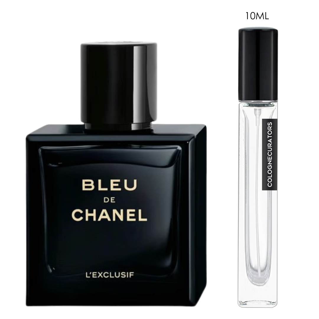 BLEU DE CHANEL シャネルL'EXCLUSIF サンプル20個セット Bleu de Chanel L'Exclusif Fragrance Sample by Chanel – colognecurators