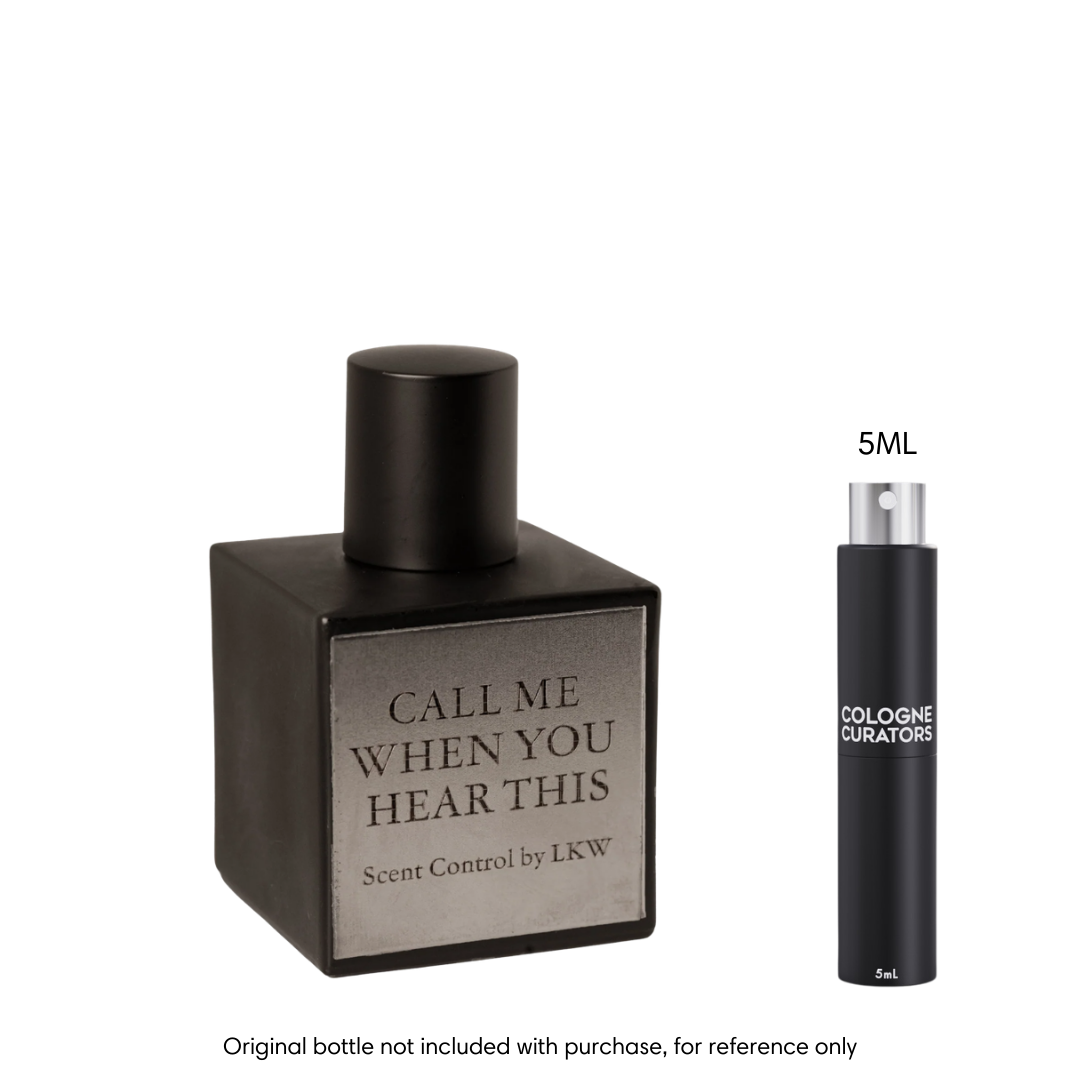 SAMPLE - Scent Control by LKW Call Me When You Hear This EDP