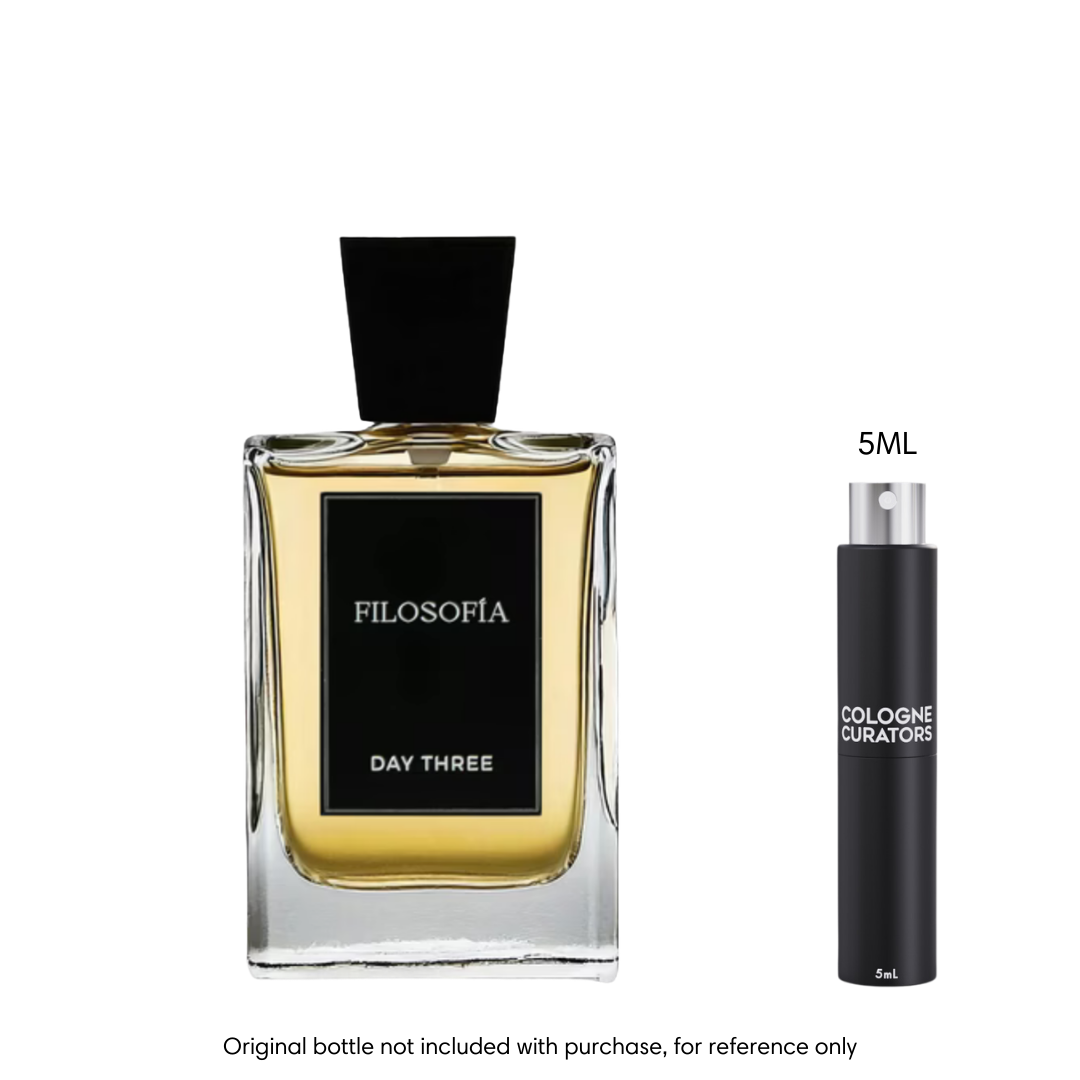 SAMPLE - Day Three Fragrances Filosofia Extrait