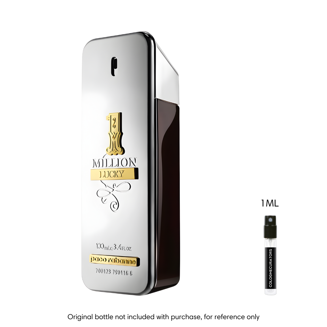 Paco Rabbane Sample 1 Million Lucky EDT Fragrance Sample by Paco Rabanne – colognecurators
