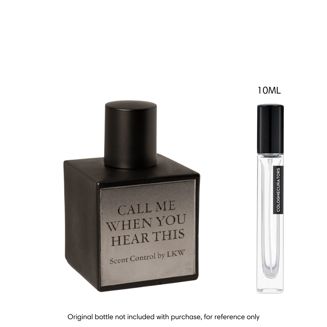 SAMPLE - Scent Control by LKW Call Me When You Hear This EDP