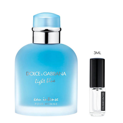 Light Blue Eau Intense Pour Homme EDP Fragrance Sample by Dolce and Gabbana